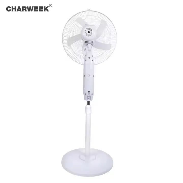 16 inches Solar Rechargeable Fan with Solar panel