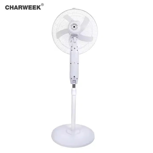 16 inches Solar Rechargeable Fan with Solar panel